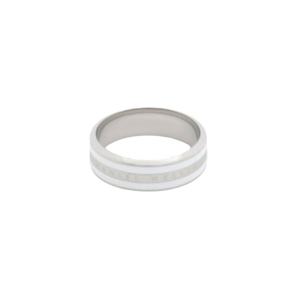 ダニエルウェリントン DANIEL WELLINGTON Emalie Ring Satin White S 60 リング アクセサリー 指輪 DW00400052 レディース メンズ シルバー ホワイト